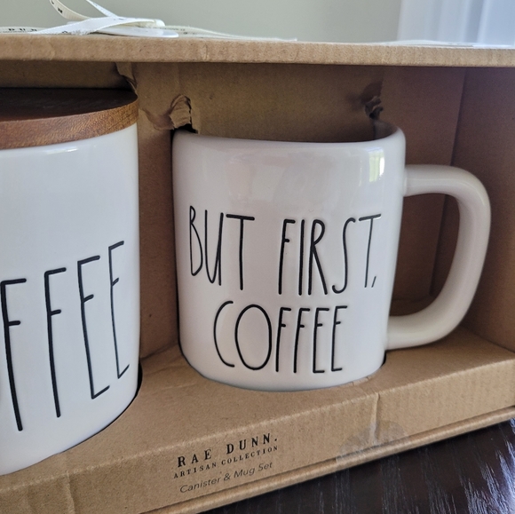 Rae Dunn COFFEE Canister & Mug Set ☕ 😍 - Picture 3 of 4